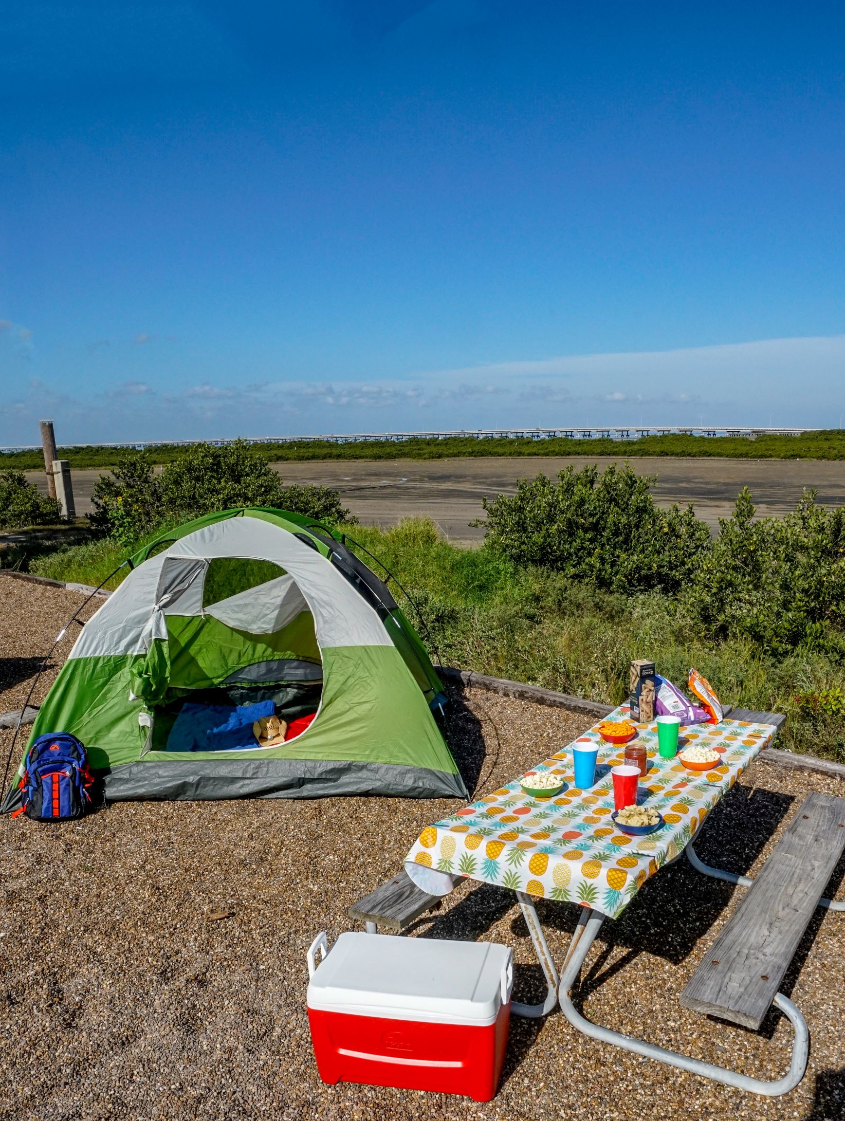 South Padre Island, Texas Tent Camping Sites South Padre Island KOA